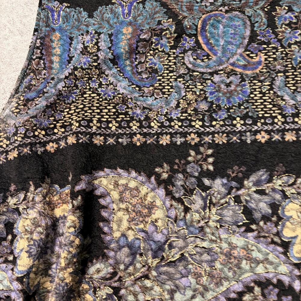 Vintage White Stag Sleeveless Paisley Top - Picture 2 of 5